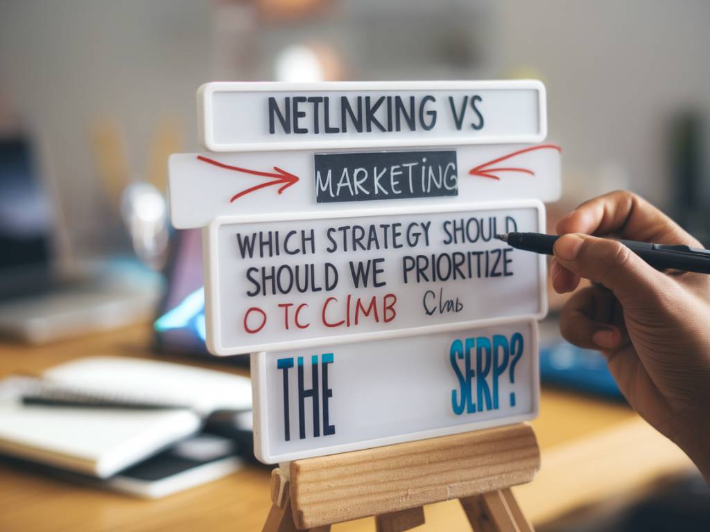 netlinking vs content marketing : quelle stratégie privilégier pour grimper dans les SERP ?